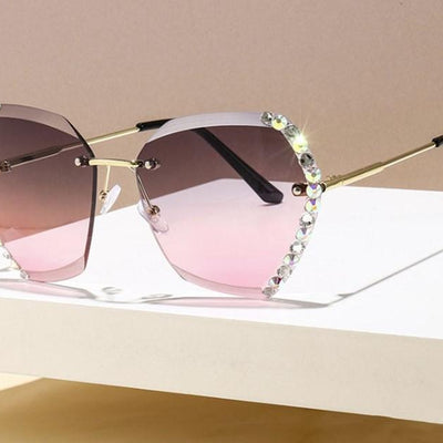 Luxury Crystal Sunglasses | UV400 - Niches Store