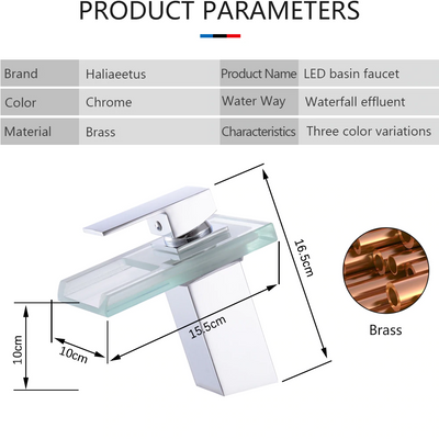 LED Waterfall Faucet - Niches Store