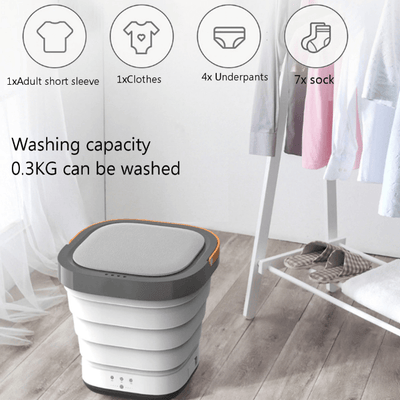 BucketWash - Turbo Folding Washing Machine Bucket - Niches Store