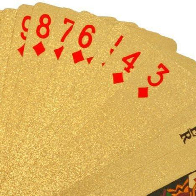 24K Gold Plated Playing Cards with Case - Niches Store