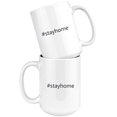 Most Popular Hashtag on a Mug | #stayhome | Elegance | US Seller - Niches Store