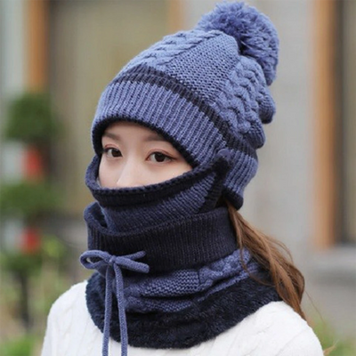 3 In 1 Winter Scarf Set - Niches Store