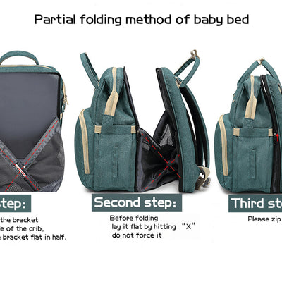 Multi-functional Unisex Backpack & Baby Bassinet - Niches Store