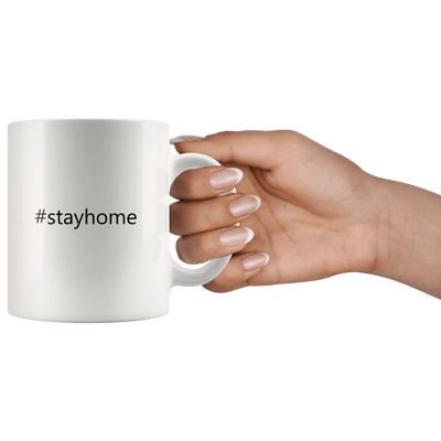 Most Popular Hashtag on a Mug | #stayhome | Elegance | US Seller - Niches Store