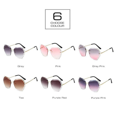 Luxury Crystal Sunglasses | UV400 - Niches Store