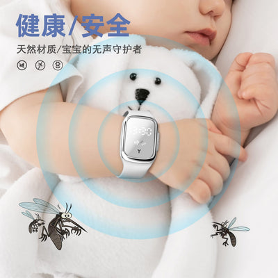 Natural Ultrasonic Mosquito Repellent Watch Rechargeable - Niches Store