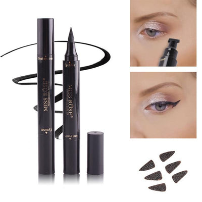 2 in 1 Liquid Eyeliner with Wing Stamp - Niches Store