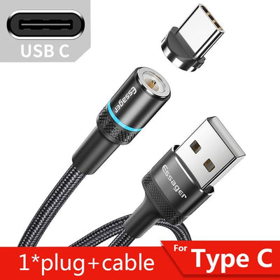 New Magnetic 6.5 Ft USB Cable | Charging For iPhone iOS, Micro USB & Type "C" USB - Niches Store