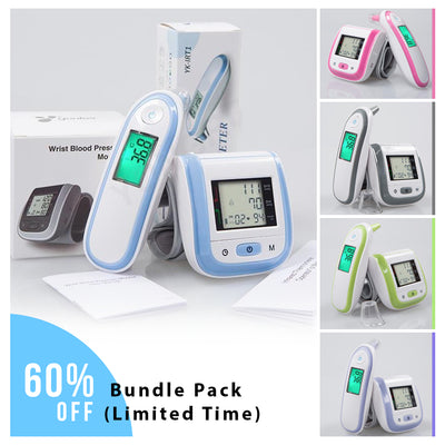 Blood Pressure Monitor + Infrared Ear Thermometer - Niches Store