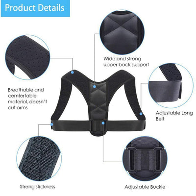 BodyWellness™ Posture Corrector (Adjustable to All Body Sizes) - Niches Store