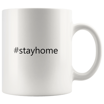 Most Popular Hashtag on a Mug | #stayhome | Elegance | US Seller - Niches Store