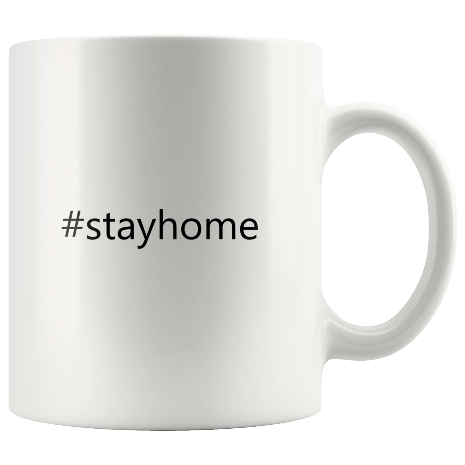 Most Popular Hashtag on a Mug | #stayhome | Elegance | US Seller