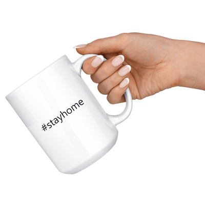 Most Popular Hashtag on a Mug | #stayhome | Elegance | US Seller - Niches Store