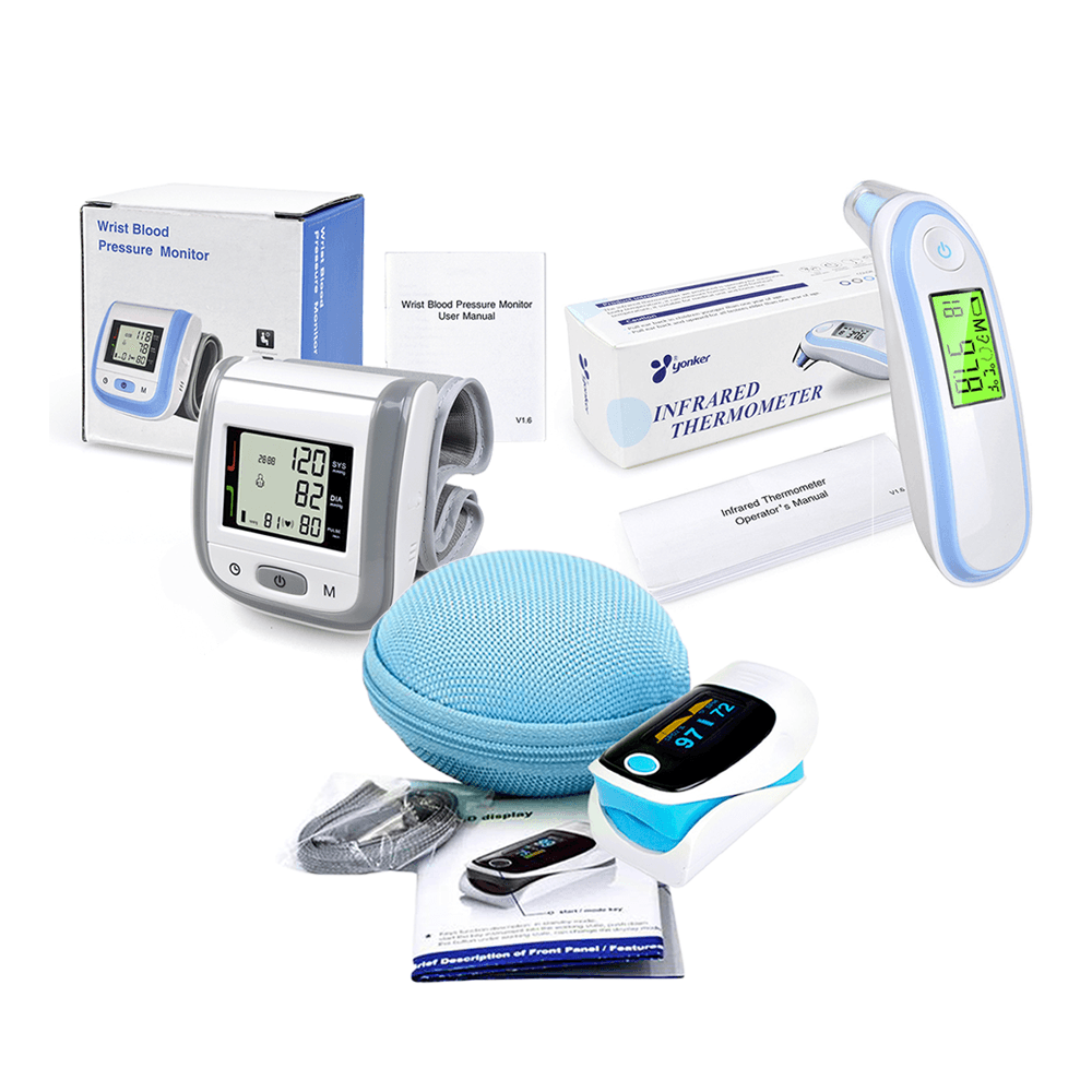 Blood Pressure Monitor + Infrared Ear Thermometer