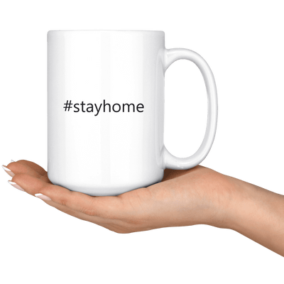 Most Popular Hashtag on a Mug | #stayhome | Elegance | US Seller - Niches Store