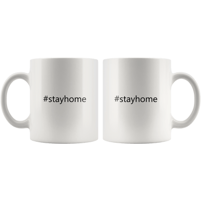 Most Popular Hashtag on a Mug | #stayhome | Elegance | US Seller - Niches Store