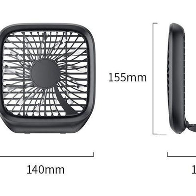 Car Backseat Fan - Foldable Multi Use Cooler Fan - Niches Store