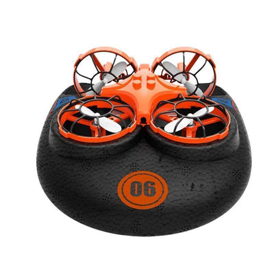 Innovative 3 in 1 Remote Control Land, Water and Air Hovercraft Super Drone - Niches Store