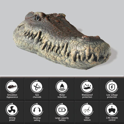 Crocodile Head - Snout | Remote Control Reptile Boat - Niches Store