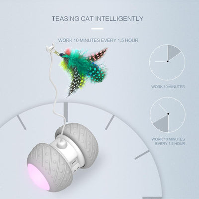 CatBot - Interactive Robotic Teaser Cat Toy - Niches Store