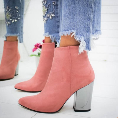 Pumps Flock Toe Boots - Niches Store