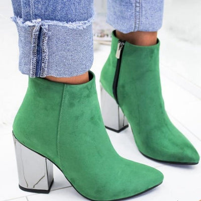 Pumps Flock Toe Boots - Niches Store