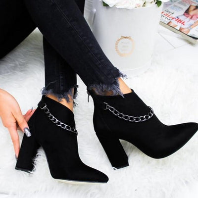 Pumps Flock Toe Boots - Niches Store