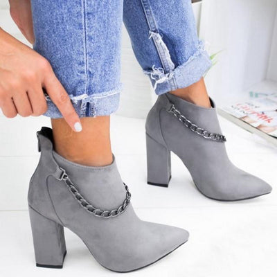 Pumps Flock Toe Boots - Niches Store