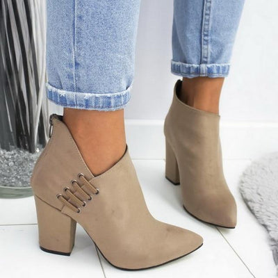 Pumps Flock Toe Boots - Niches Store