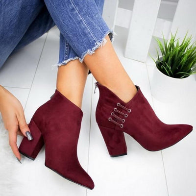 Pumps Flock Toe Boots - Niches Store