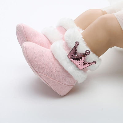 Newborn Infant Mid-Calf Baby Girls Boots - Niches Store