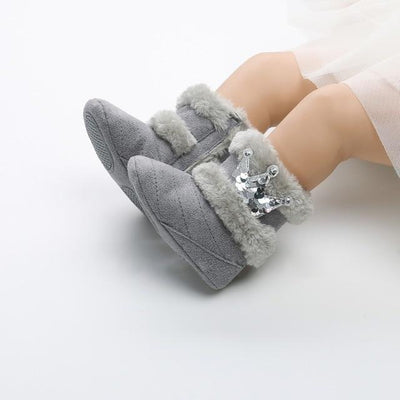 Newborn Infant Mid-Calf Baby Girls Boots - Niches Store