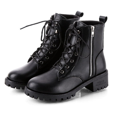 Motorcycle Army Punk Boots - Niches Store