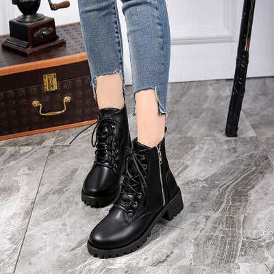 Motorcycle Army Punk Boots - Niches Store