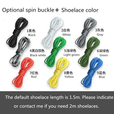 Strong & Durable Outdoor Sport Spin Buckle Shoelace - Niches Store