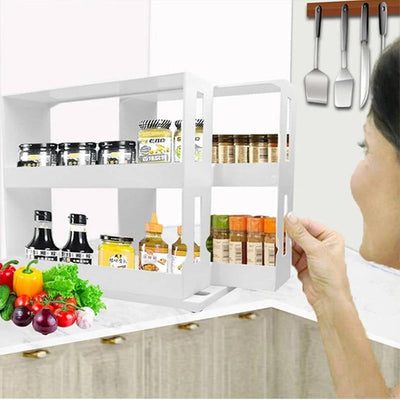 BetterRack - Pull Out Rotating Spice Rack - Niches Store