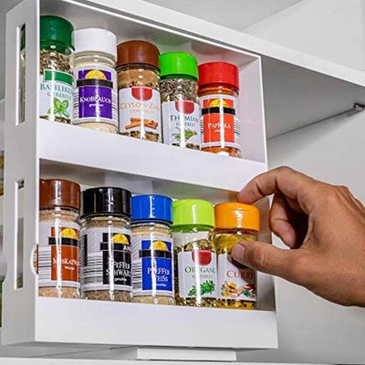 BetterRack - Pull Out Rotating Spice Rack - Niches Store