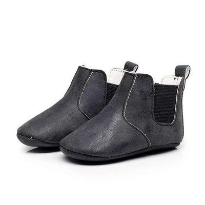 Baby Elastic PU Leather Boots - Niches Store