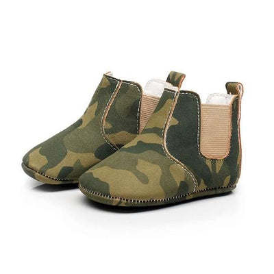 Baby Elastic PU Leather Boots - Niches Store