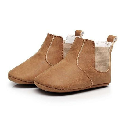 Baby Elastic PU Leather Boots - Niches Store