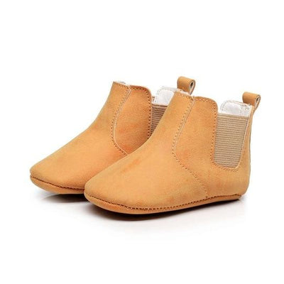 Baby Elastic PU Leather Boots - Niches Store