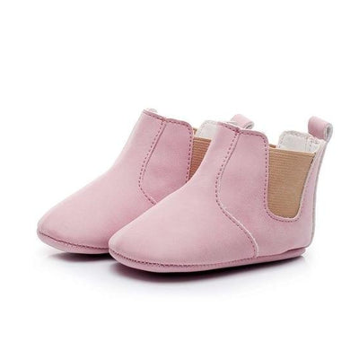 Baby Elastic PU Leather Boots - Niches Store