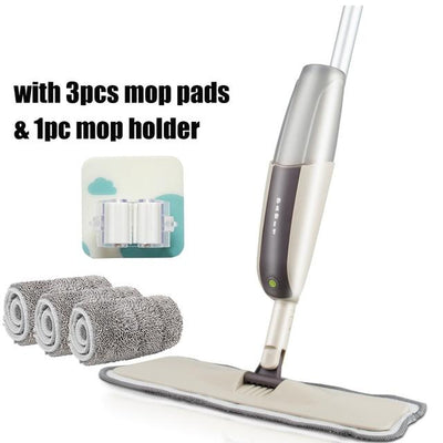 Disinfectant Spray Floor Mop with Microfiber Pads Replacement - Niches Store