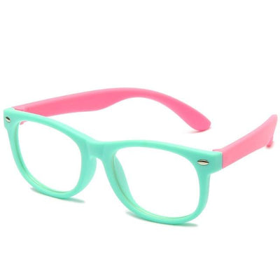 New Anti blue Light Kids Glasses | Square Optical Frame w/UV400 - Niches Store