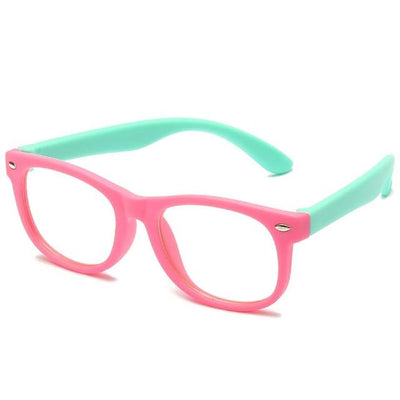 New Anti blue Light Kids Glasses | Square Optical Frame w/UV400 - Niches Store