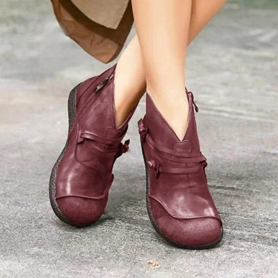 Retro  Fashion Boots | Genuine Leather - Niches Store