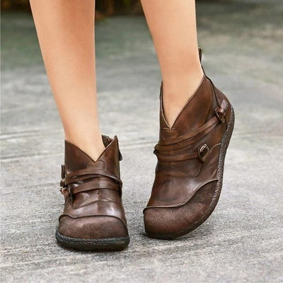 Retro  Fashion Boots | Genuine Leather - Niches Store