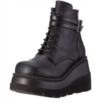 Platform Boots Fashion Thick Bottom - Niches Store