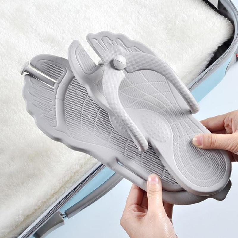 Portable Folding Unisex Flip Flops/Slippers