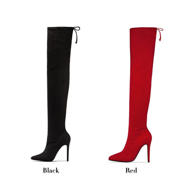 High Heels Women Over The Knee Boots - Niches Store